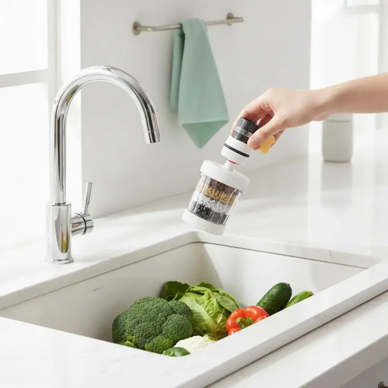 Flexible Faucet Extender With Filter 360 Degree Bendable Anti Splash Tap Kitchen Sink Water Purifier Aerator