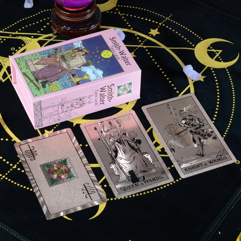 Rider Waite Tarot Color Printing Tarot Pvc Waterproof Divination Game Prop Prognostic Q&A High Quality Birthday Gift