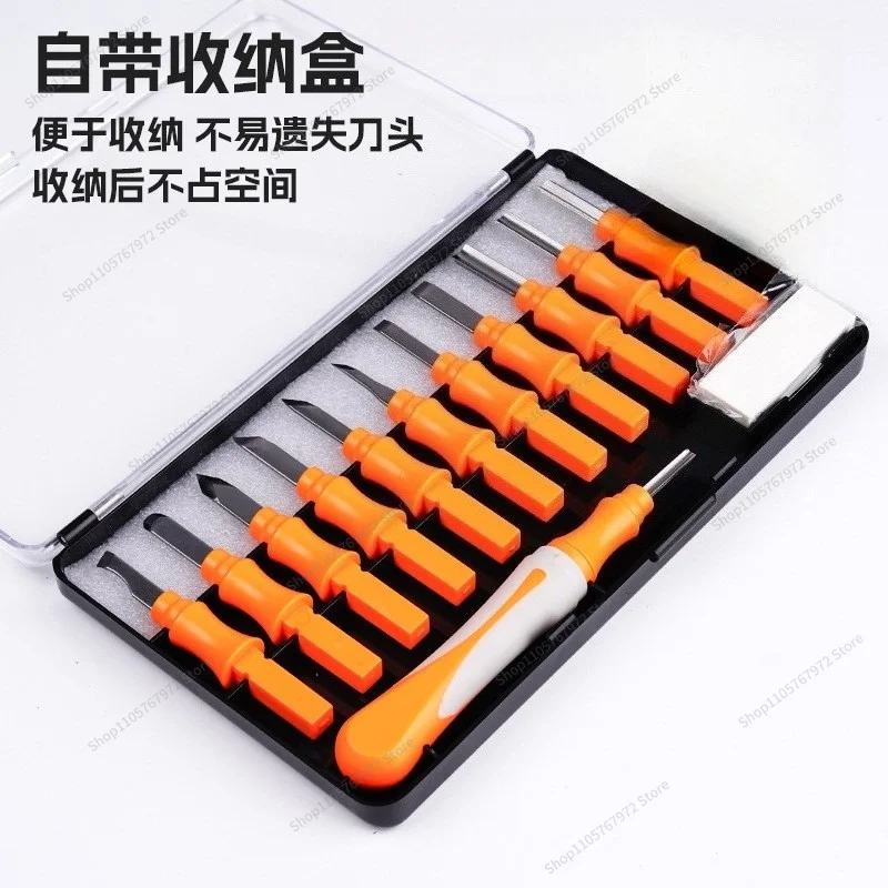 For Convenient Engraving Knife Set, Replaceable Knife Head Set Seal Engraving