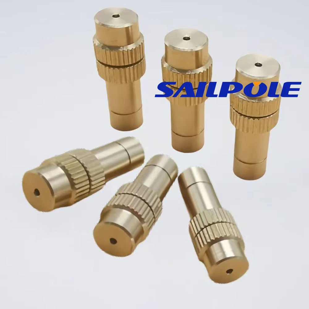 6/8mm Plug Seat Adjustable Low Pressure Hydrant Fog Nozzle 0.3 0.4 0.5 0.6 0.8 1.0 1.2 1.5mm Fast Use Steam and Line effect