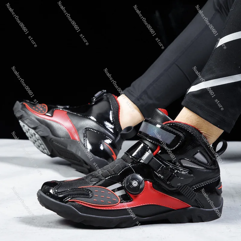 Motorcycle Riding Shoes All-season Off-road Motorcycle Boots Racing Short Boots Winter Motorcycle Travel Equipment