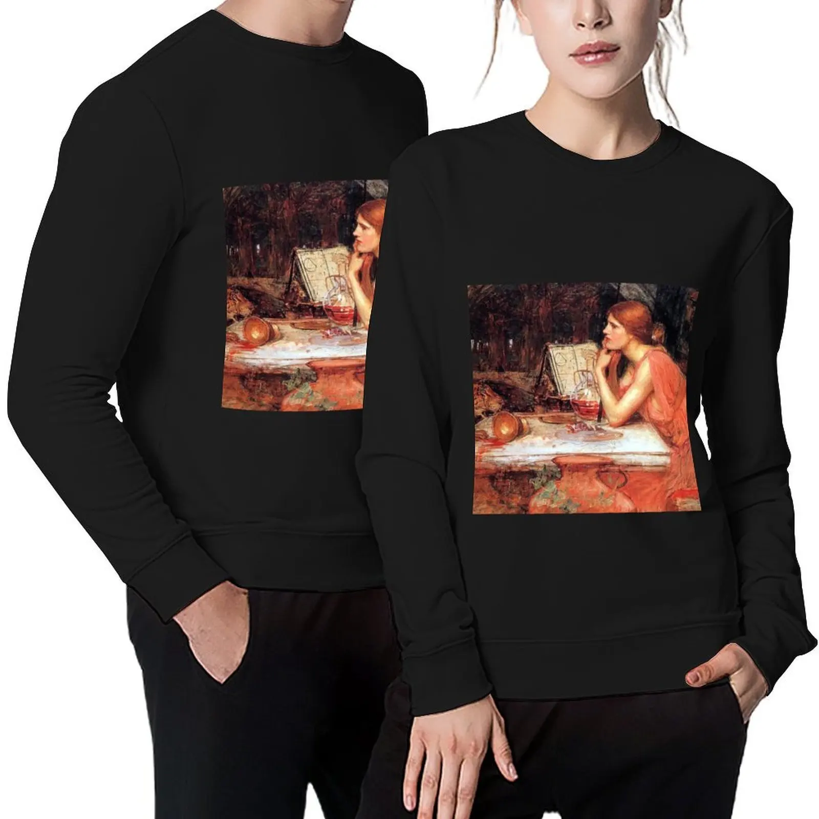 

The Sorceress - John William Waterhouse Pullover clothes for men fashion men men's coat autumn hooded sweatshirt for men