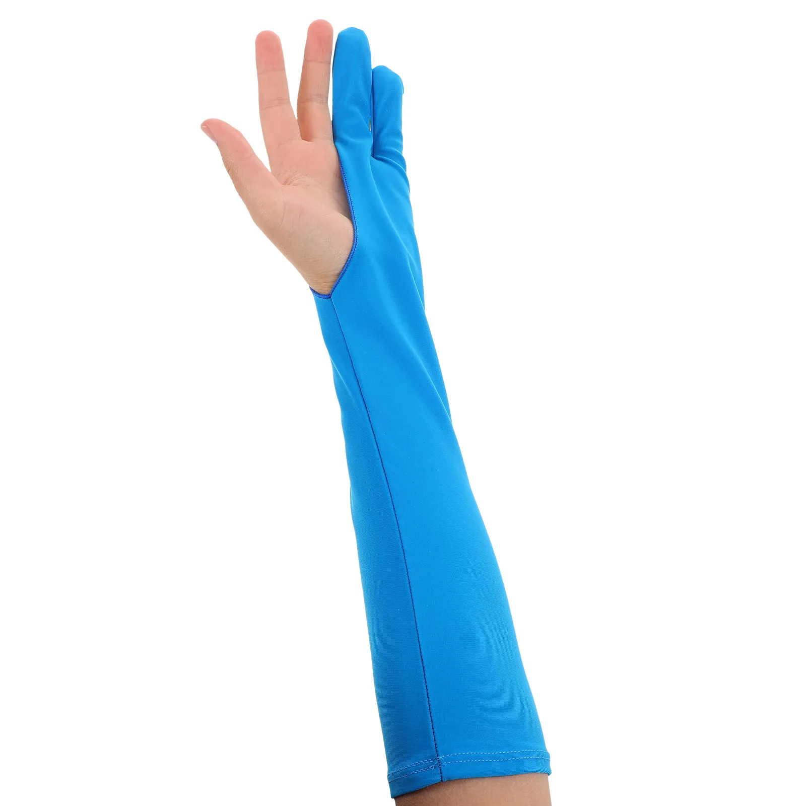 1Pair Drawing Glove Extended Two-Finger Artist Glove Anti-Smudge Palm Rejection Digital Drawing Tool for Right and Left Hand