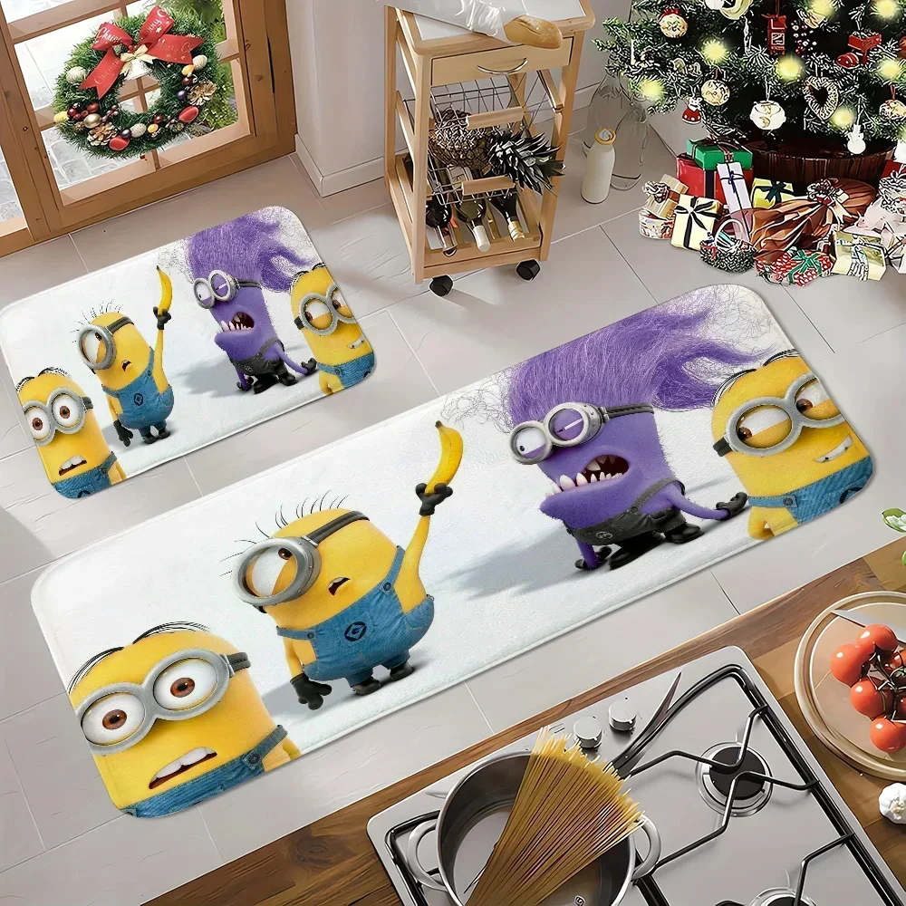 Doormat Entrance Door Mat Despicable Me Minion Bathroom Foot Mat Room Mats Autumn Decor Home Grinch Christmas Decorations Rug