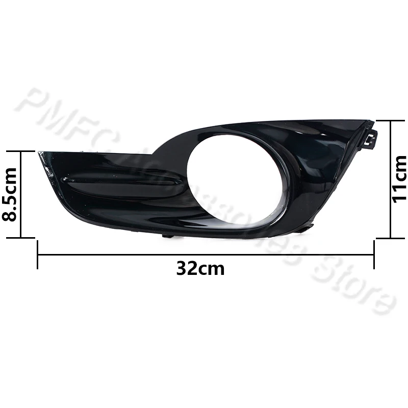 Car Front Bumper Fog Light Cover Fog Lamp Hole Grilles Black Bezel for Nissan Altima Teana L33 Pre-facelift 2012 2013 2014 2015