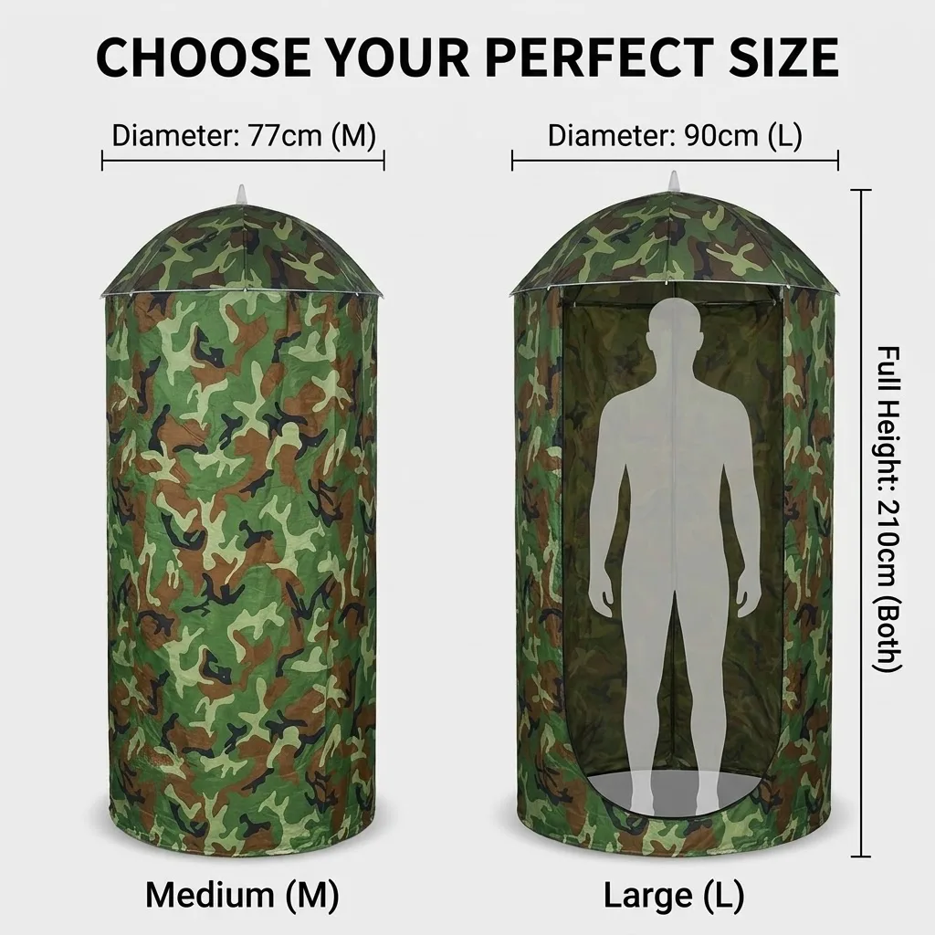 Quick Setup Privacy Shower Tent Foldable Dome Toilet Changing Shelter Silver Coated UV Protection Outdoor Camping Beach Gear