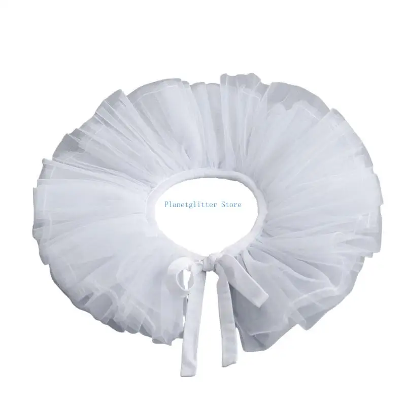 

652B Collar Choker Ruffled Shawl Elizabethan Collar Medieval Cosplay