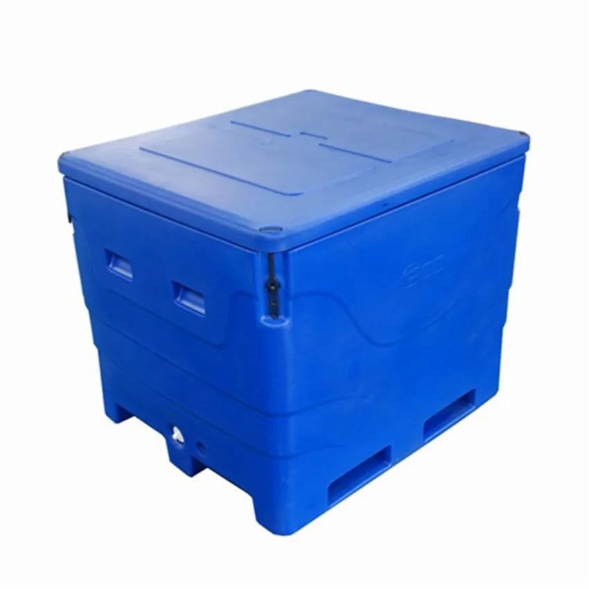 1000L large capacity rotomolded fishing box for fisheries and seafood