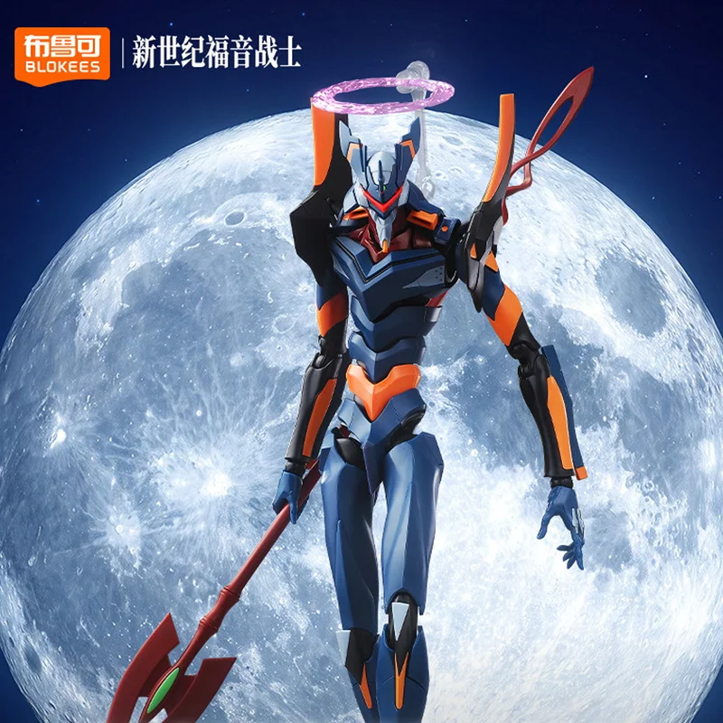 Genuine Blokees Eva Action Figure Mark 06 Evangelion Toys Legend Edition Assembly Model Kit Neon Genesis Evangelion Gifts