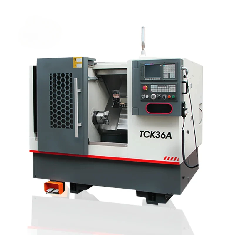 

TCK36 slant bed cnc turning center 2 Axis Metal inclined bed Cnc lathe machine price