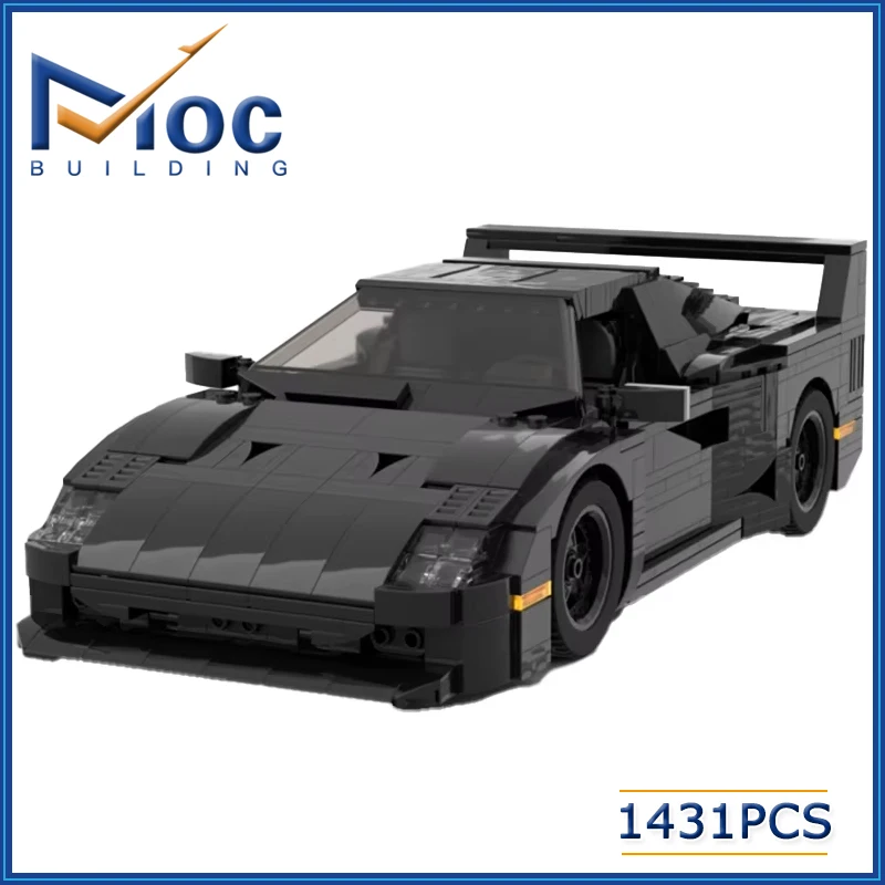 

MOC Building Blocks Cool Sports Car Italian Supercar Model DIY Assembly Technology Bricks Creative Vehicle Toys Collection Gifts