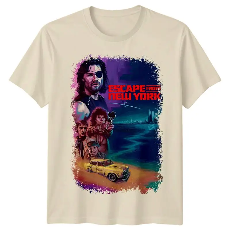 Escape from New York 1981 Movie Poster Inspired T Shirt Retro 80s