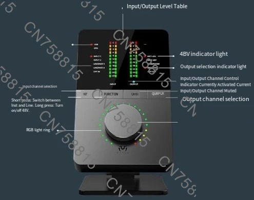 

For live broadcast, mobile computer Q6 USB mixer, music professional audio interface, factory house recording card