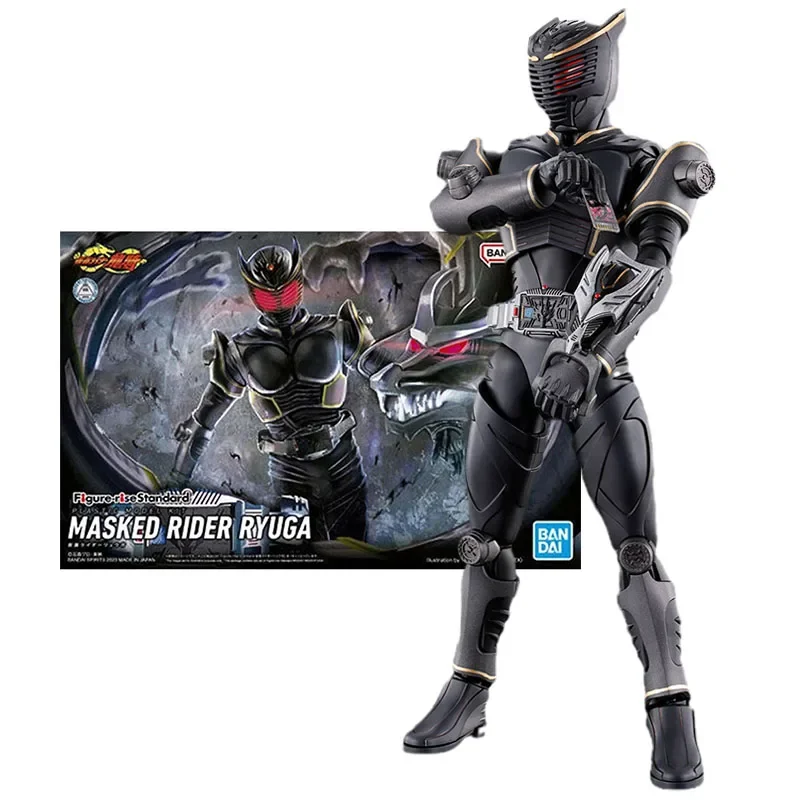 

Bandai Genuine Figure Kamen Rider Model Kit Figure-rise Standard Kamen Rider Ryuga Collection Model Action Figure for Boys Toys