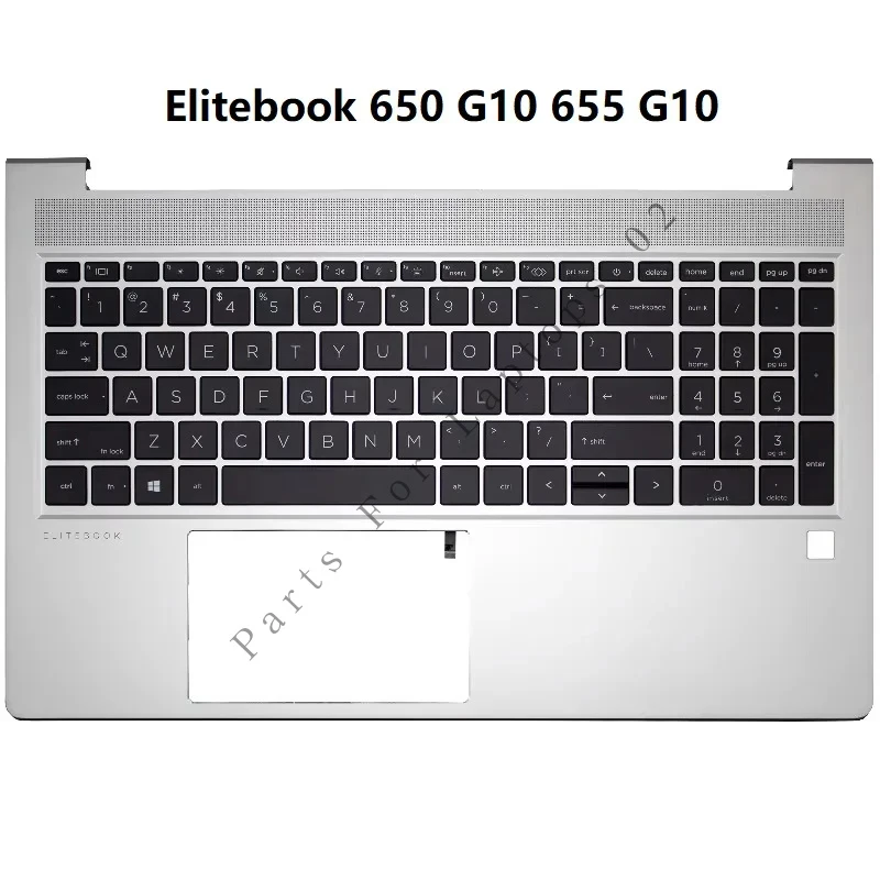 

New Original US Keyboard Top Case for HP Elitebook 650 G10 655 G10 Laptop Palmrest Upper Cover with Backlit Replacement Housing