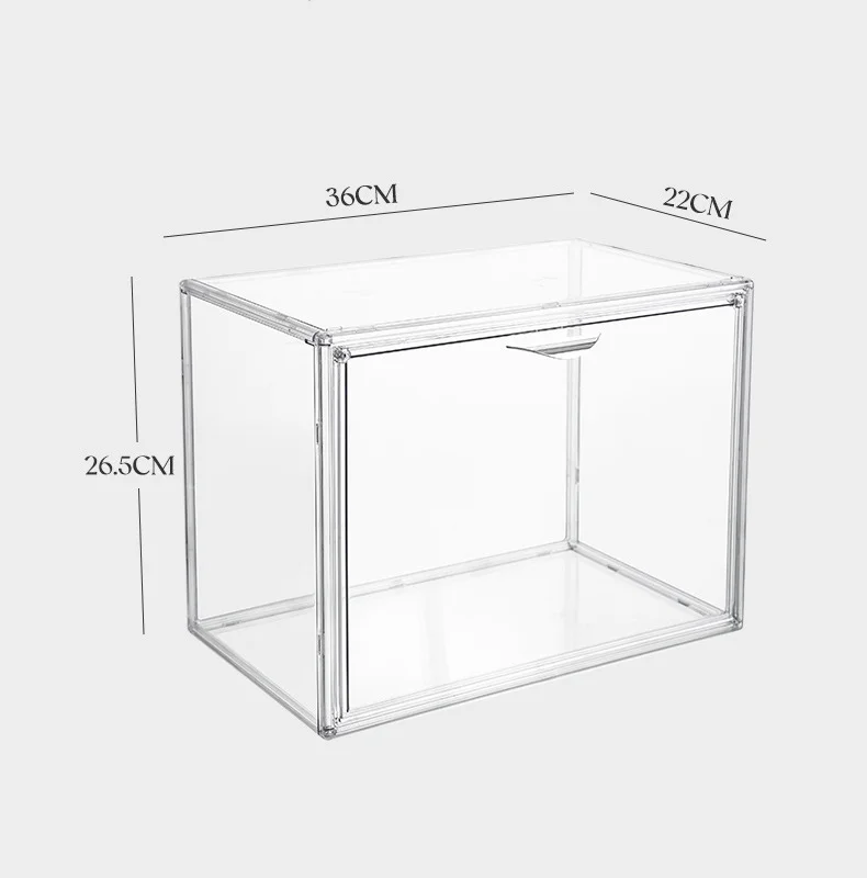 Imagem -06 - Transparente Plastic Bolsa Storage Box Organizador Rack para Sapatos Brinquedos Display Cabinet Sala de Estar e Quarto Clutter For Home