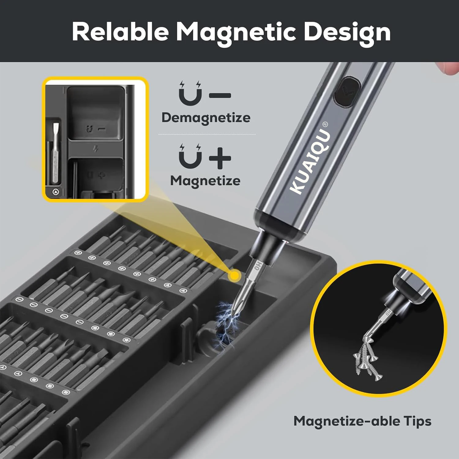 Kaiqu 68 em 1 conjunto de chave de fenda elétrica sem fio multifuncional doméstico mini ferramentas manuais para iphone relógio câmera ferramenta reparo