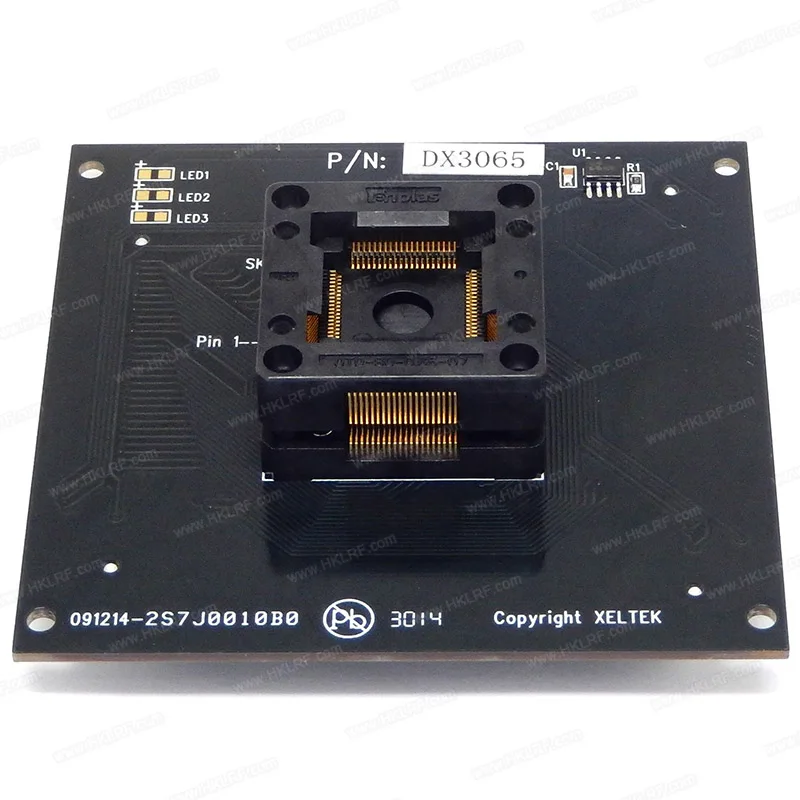 In stock Xeltek IC Adapter DX3065 ZQFP80 Programmer Socket Adapter for XELTEK SuperPro 6100N