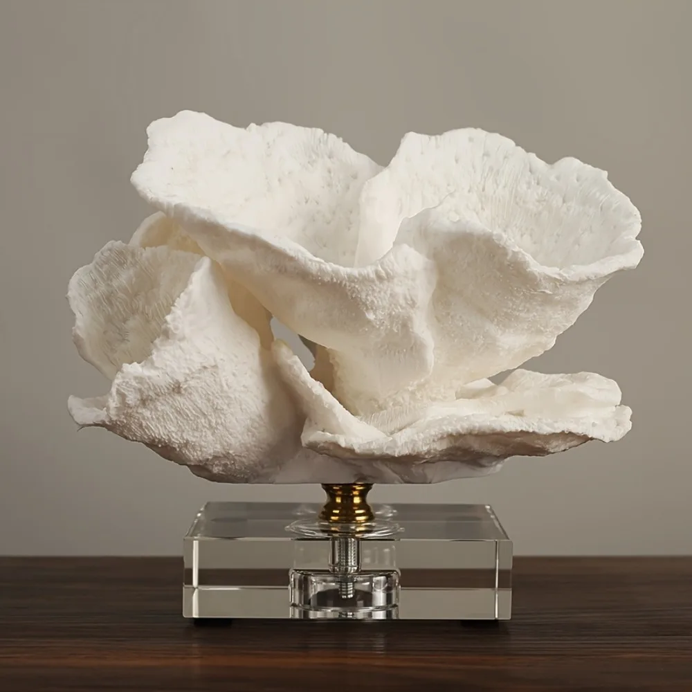 

White Coral Decor Coral Reef Decor Resin Coral Decoration Faux Coral Nautical Decorations Beach Home Decor Decorative Coral Gift