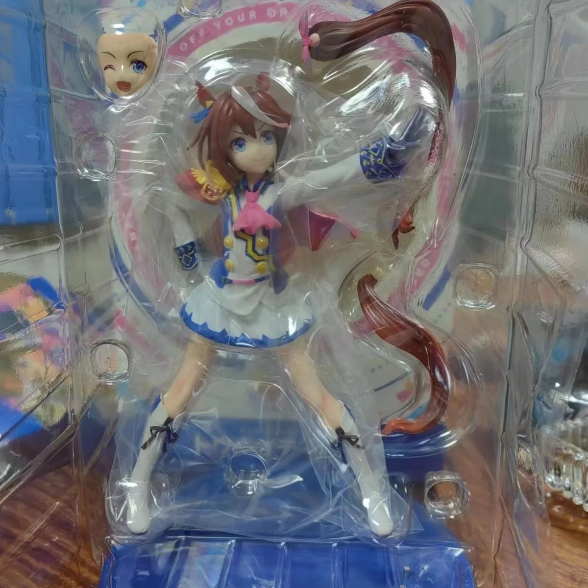 26CM 신규 애니메이션 게임 프리티 더비 토카이 테이오 귀여운 이중 표정 액션 피규어 PVC 모델 장난감 인형 장식품 선물