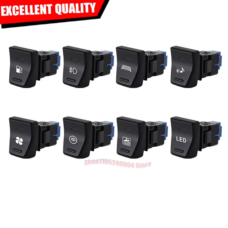 Complete Power Supply Fan Electronic Dog Driving Recorder Middle Control Switch Button For Toyota Wilanda RAV4 2020