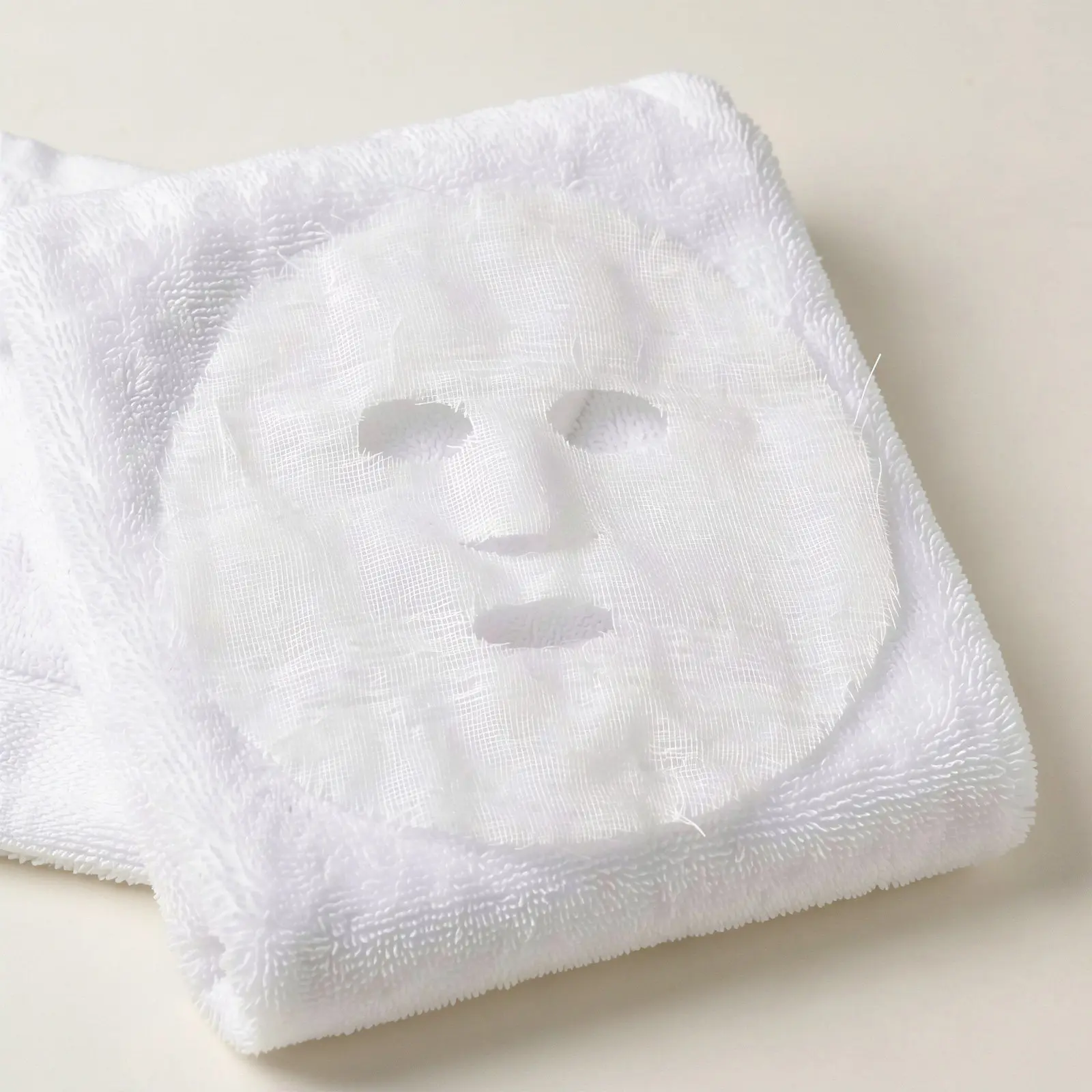 100Pcs Cotton Soft Facial Gauze Pads Pre-Cut Masks for High Frequency Spa Skin Care Facial Treatments Lightweight Breathable