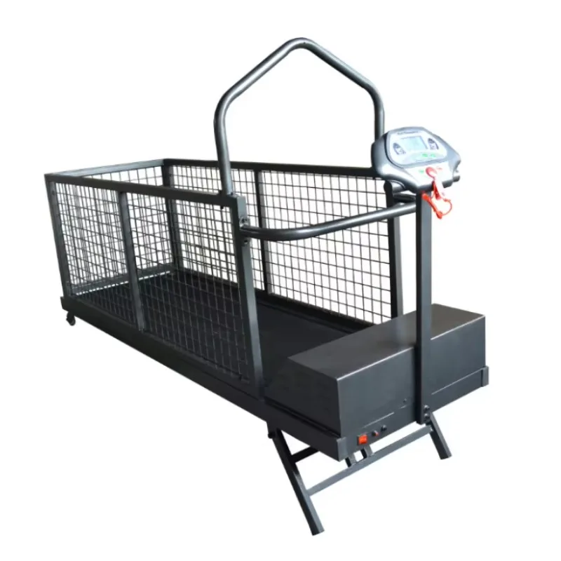 Eco-Friendly Steel Construction Dog Treadmill High Speed Range Black Pet Training