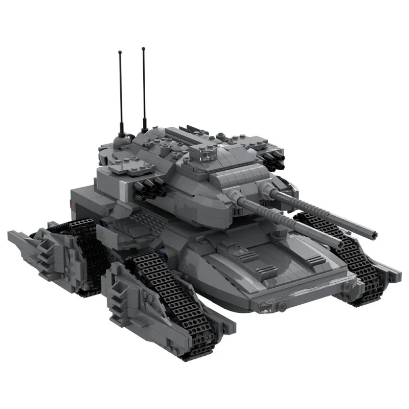 

1397PCS MOC Military Goliath Futuristic Tank Building Blocks Army War Tank Technology Model DIY Assemble Toys Boys Kids Gift
