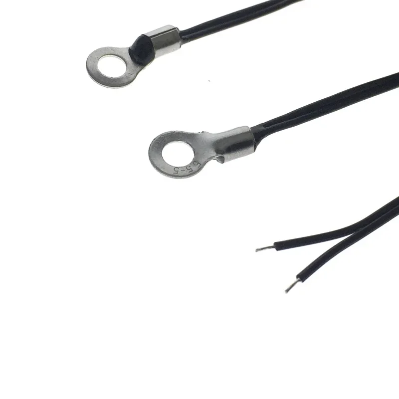 10pcs Temperature Sensor  Surface Fixed 5.5-5 Resistance 10k B Value 3950 Error 1% L=50CM Temperature Probe NTC Thermistor