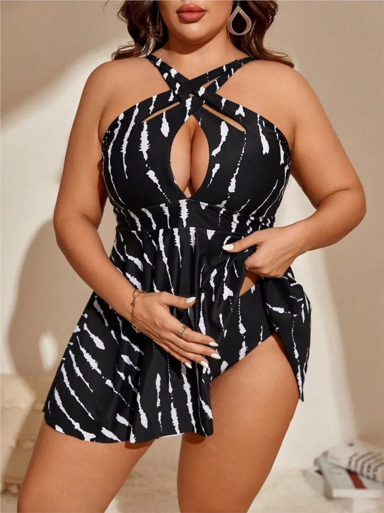 

2 Piece Sets Plus Size Bikini Women's Push Up Large Size 3XL 4XL Swimsuit Summer Mujer Tummy Control Swimwear Bikini Sets 2026