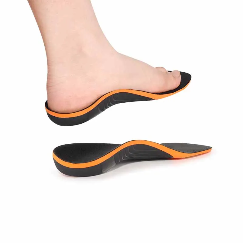 PORON VIVE Pro Orthotics - Elastic+Shock Pads for Flat Feet Arch Support & Sports Injury Prevention