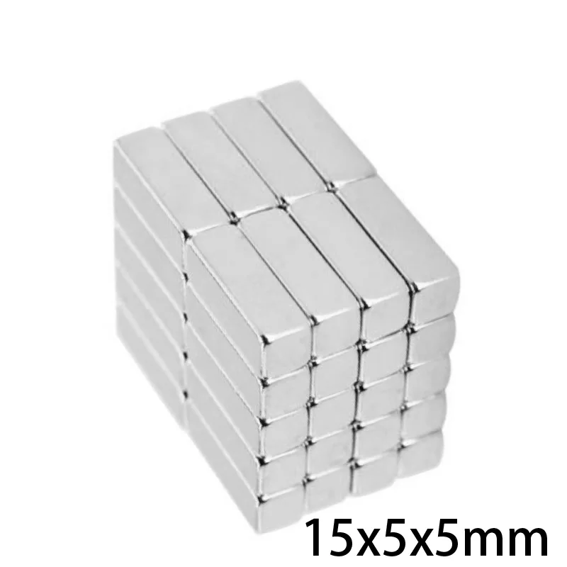 15x5x5 Strong Neodymium Magnet 15mmX5mm Block Permanent Magnetic 15x5x5mm Powerful Magnet Magnets 15*5*5