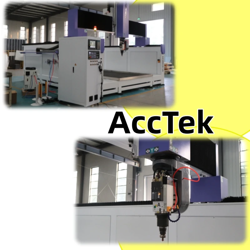 5 Axis CNC Router Machine for 3D Engraving Cylindrical Wood Foam Engraving Tools Woodworking Auto Carving Tools