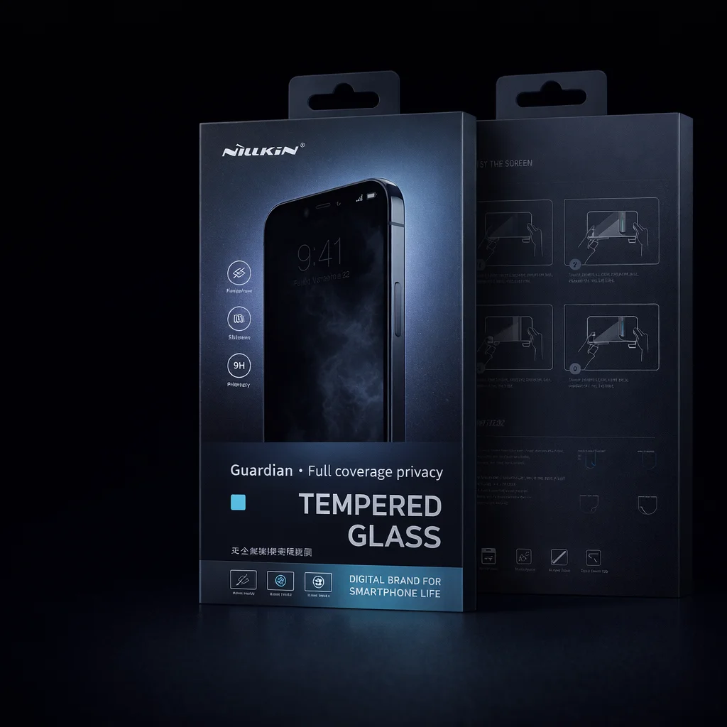 NILLKIN Privacy Tempered Glass For iPhone 15 Plus 14 13 Pro 12 Mini Protector Film Anti-Fingerprint FM5004 - view 6