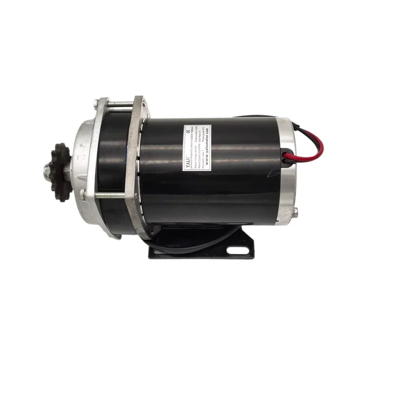 

Used for ATV/electric Bicycle/go Kart/robot Lawn Mower Modification, 24V/48V 500W/1000W Brushed DC Gear Motor with RV Reducer