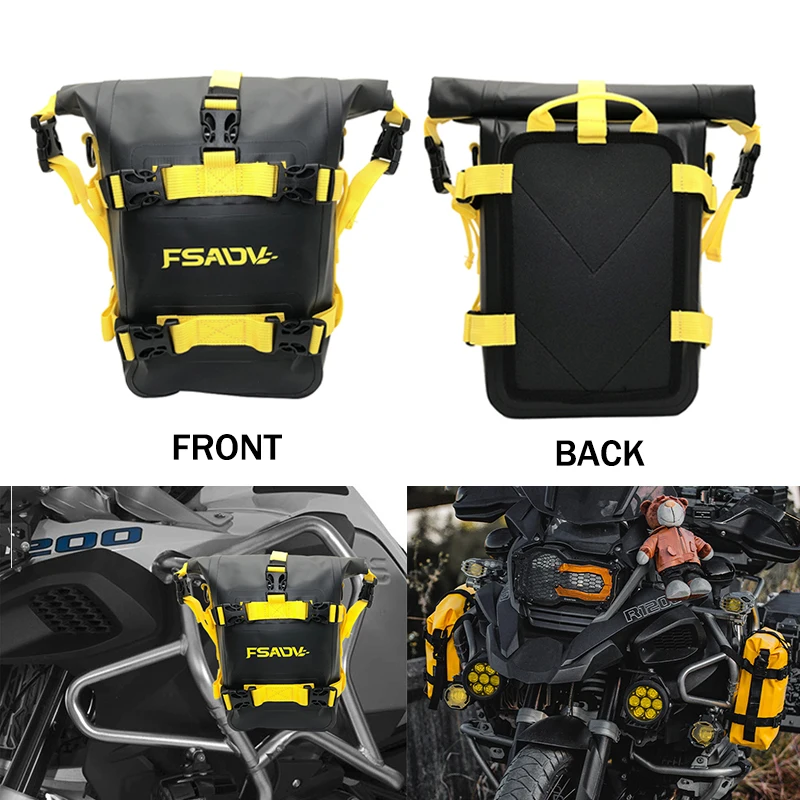 

For BMW F650GS For HONDA For Suzuki DL650 V-Strom Universal Frame Crash Bars Bag Waterproof Bag Repair Tool Placement Bag