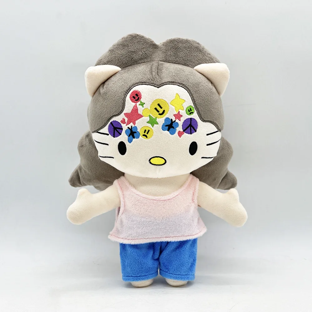 Hello Kitty as Olivia Rodrigo Plush Doll Plushies Stuffed Toys Cute Kids Boys Girls Christmas Gifts