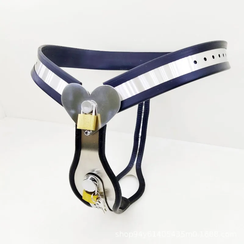 جهاز حزام العفة الأنثوي من الفولاذ مع فتحة التغوط والمكونات القابلة للإزالة - لعبة جنسية عبودية بحزام للنساء |   ضبط النفس الآمن