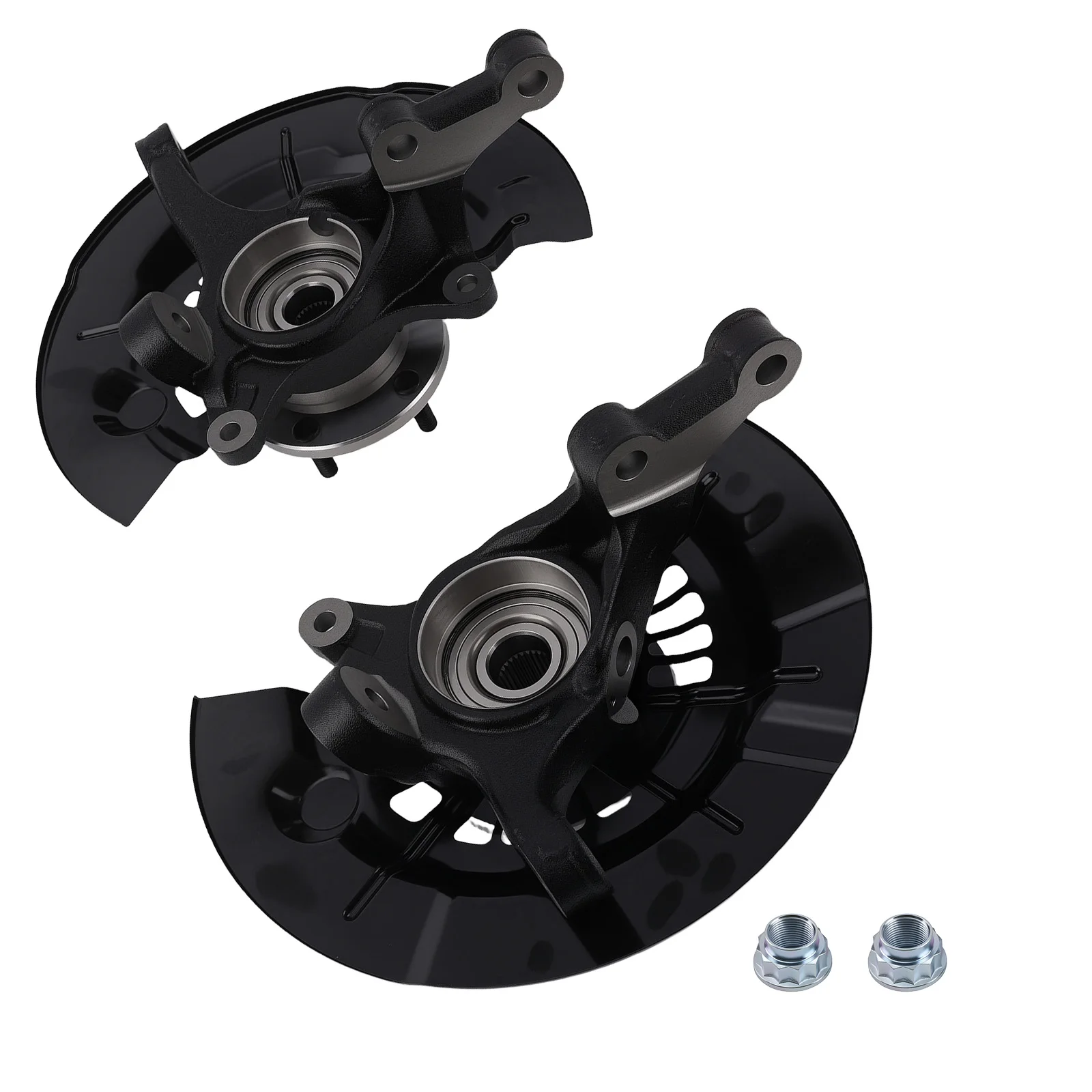 Front Steering Knuckles & Wheel Hub Bearings for Toyota Avalon Camry 2012-2017