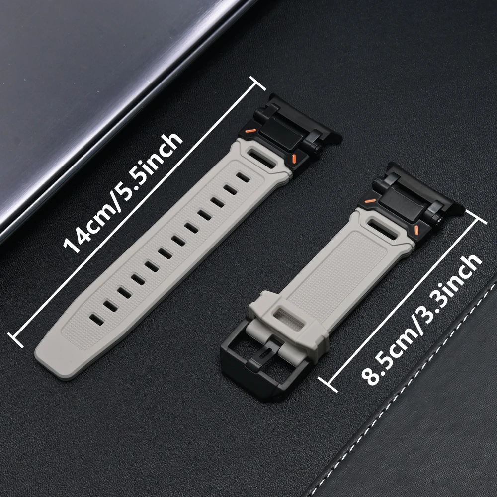 Sports TPU Rubber Strap For Samsung Galaxy Ultra 47mm Soft Silicone Band For SAMSUNG GALAXY 7 ULTRA 47MM No Gaps Bracelet Correa image 2