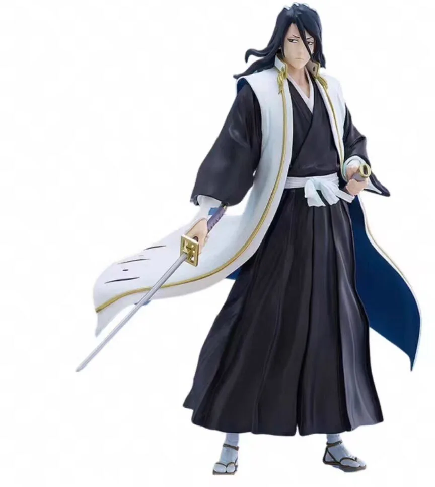 

No box In stock lowest price Japanese original anime PVC Kuchiki Byakuya action figure collectible model toys