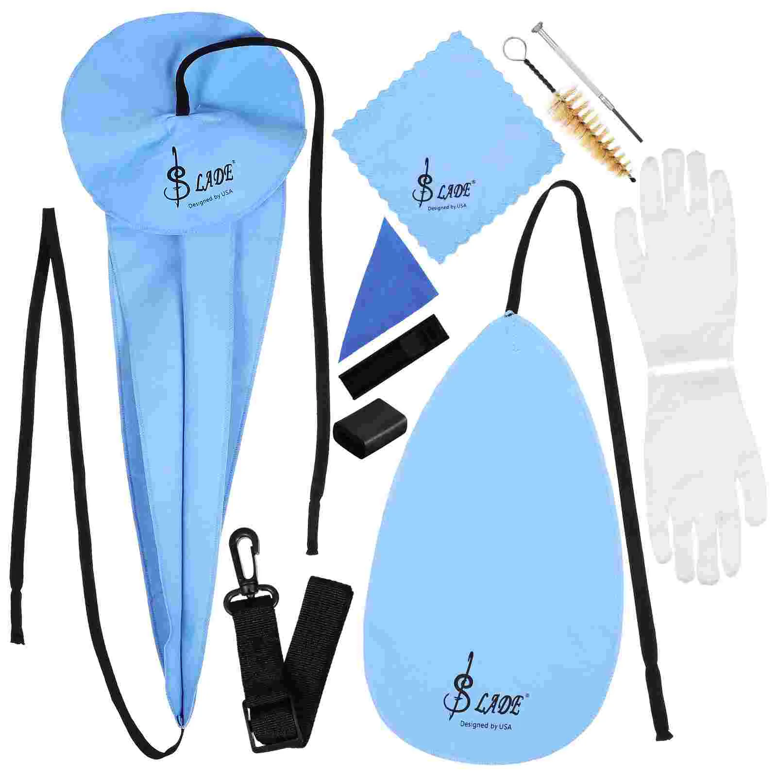 

Gloves for Cleaning Sax Cleaner Care Musical Instruments Saxophone Kit Thumb Pad Flute