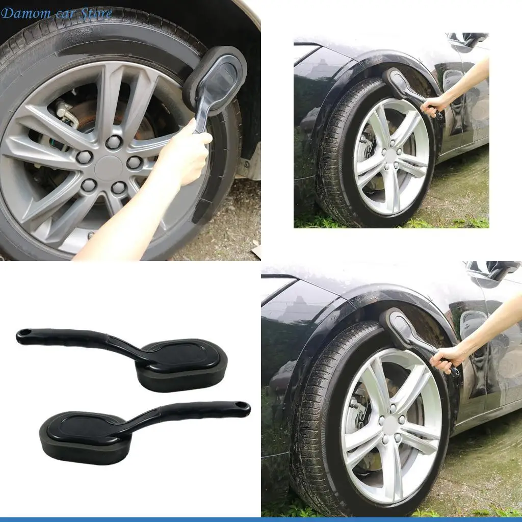 A2UC Car Microfiber Applicators Sponges Hand Wax Polishing Pad Tire Sponge Applicator