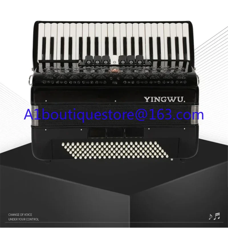 Piano accordion musical instruments Official genuine Parrot 41 keys 120 bass adult beginner instrument four row reed accordion