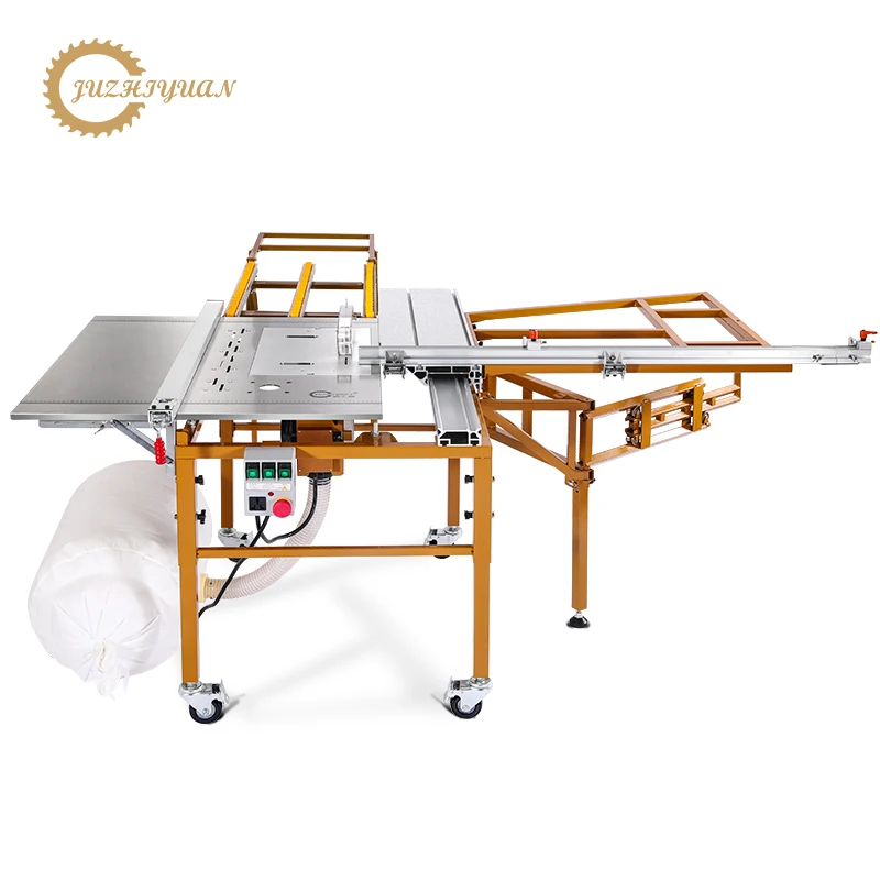 JZY JT-9D Woodwork Cutting Machines Sliding Table Saw Woodworking Serra De Bancada Multifuncional Saw Machine Wood