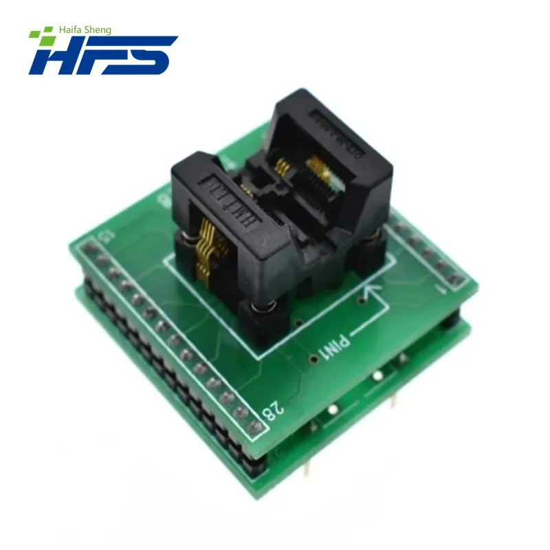 TSSOP8 to DIP28 Adapter TL866A TL866CS programmer adapter SSOP8 to DIP28 IC Test Socket adapter 0.65mm Pitch