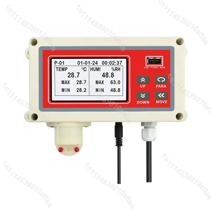 Digital LCD Temperature Humidity Sensor 0-10V 0-5V 4-20mA RS485 Output for Air Water Monitoring Industrial Control