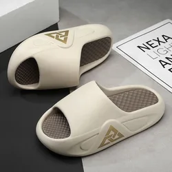Men Soft Air Cushion Casual Slippers EVA Extra-thick Sole Sandals Fashion Flip Flops Outdoor Shoes Summer Out Sandalias Hombre