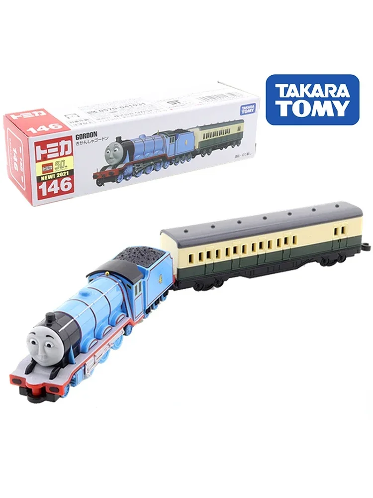 TAKARA TOMY-Modèle de train Thomas Gordon en alliage moulé sous pression pour garçons, long jouet de simulation, cadeau de vacances pour enfants, 146