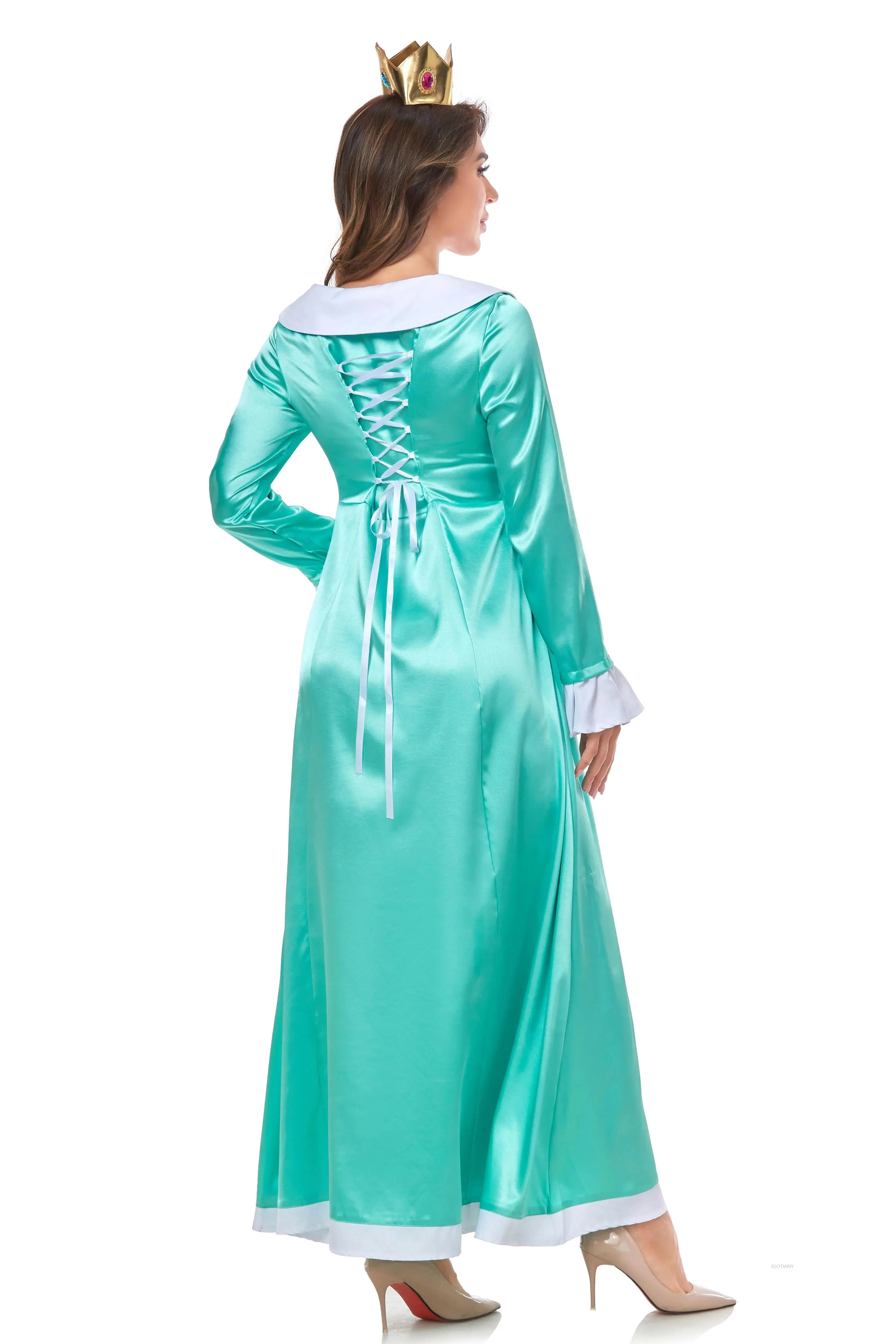 Halloween Movie Anime Fairy Tale Anna Elsa Princess Role Play Costume Carnival Party Fantasia Funny Magic Queen Masquerade Dress